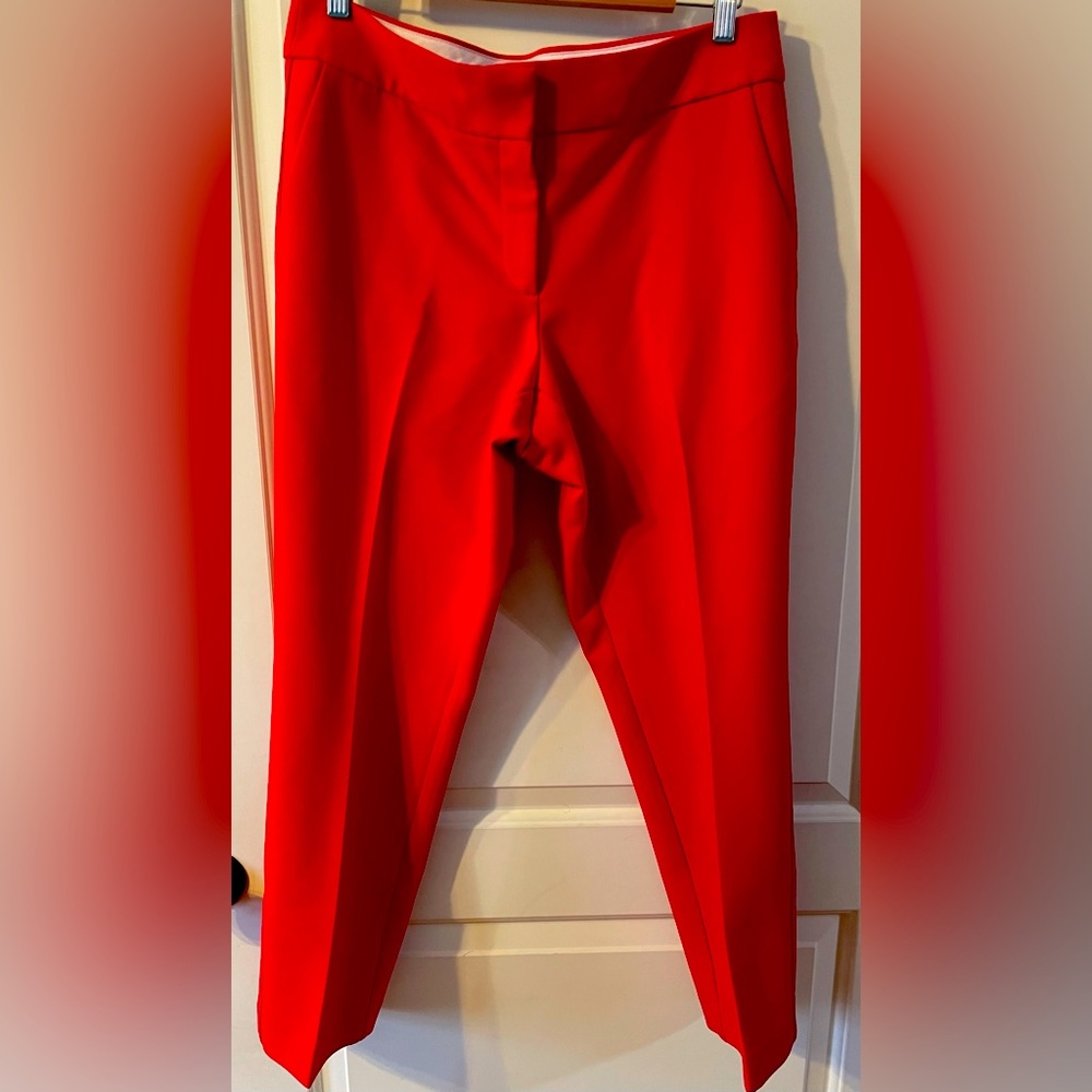 LOFT size 10 vibrant red pants